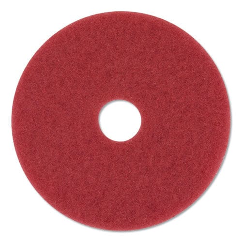 3M Low-speed Buffer Floor Pads 5100 12 Diameter Red 5/carton - Janitorial & Sanitation - 3M™