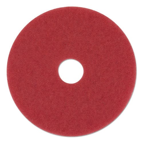 3M Low-speed Buffer Floor Pads 5100 20 Diameter Red 5/carton - Janitorial & Sanitation - 3M™