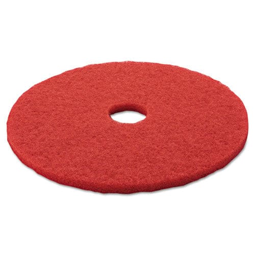 3M Low-speed Buffer Floor Pads 5100 20 Diameter Red 5/carton - Janitorial & Sanitation - 3M™