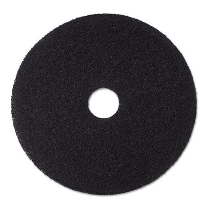 3M Low-speed Stripper Floor Pad 7200 20 Diameter Black 5/carton - Janitorial & Sanitation - 3M™