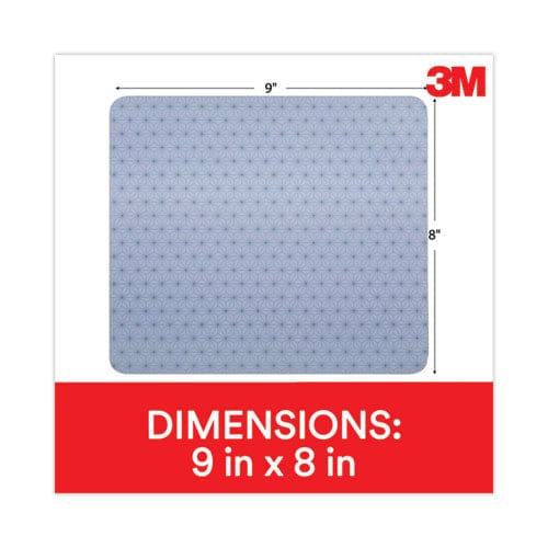 3M Precise Mouse Pad With Nonskid Back 9 X 8 Frostbyte Design - Technology - 3M™