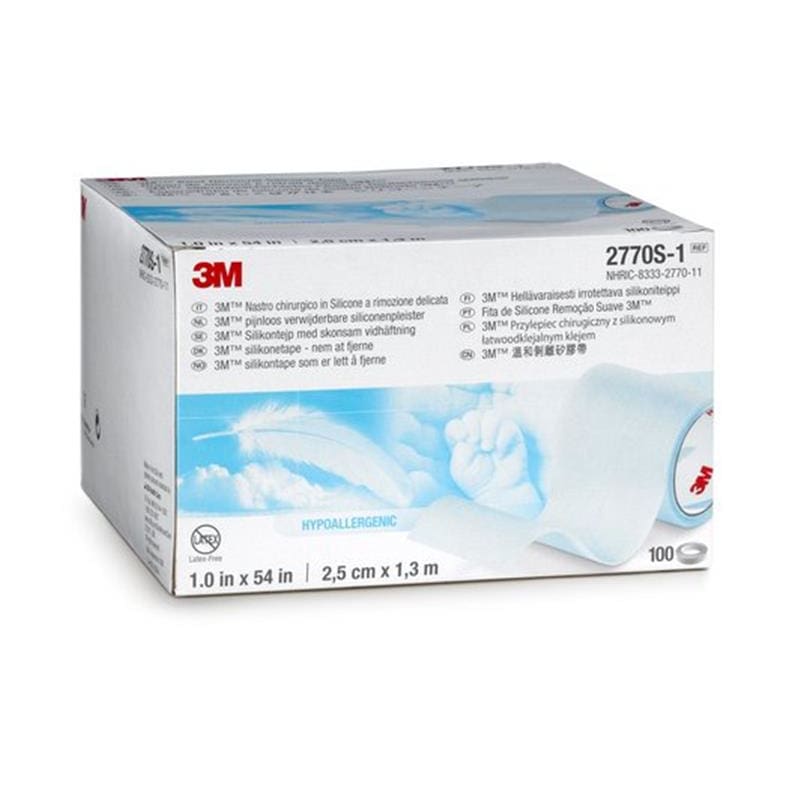 3M 3M Silicone Tape 1 X 54 Box of 100 - Wound Care >> Basic Wound Care >> Tapes - 3M