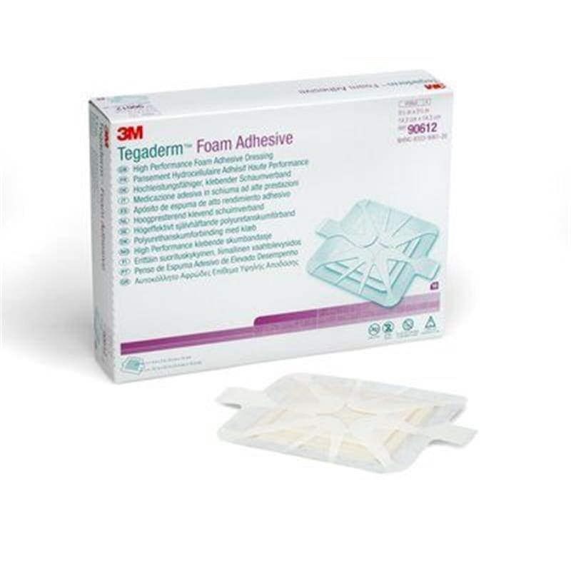 3M Tegaderm 4 X 4 Foam Dressing Box of 10 - Wound Care >> Advanced Wound Care >> Foam Dressings - 3M