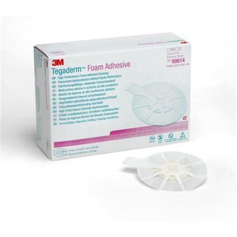 3M Tegaderm Foam Oval Adh 2.75 X 3 Box of 10 - Wound Care >> Advanced Wound Care >> Foam Dressings - 3M