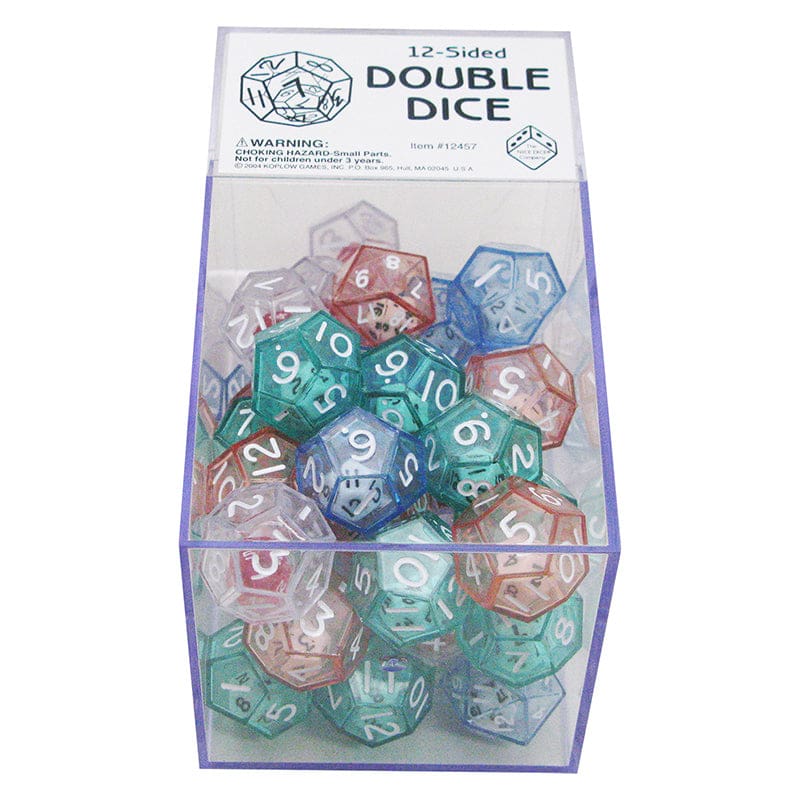 40Ct Twelve Sided Dice - Dice - Koplow Games Inc.