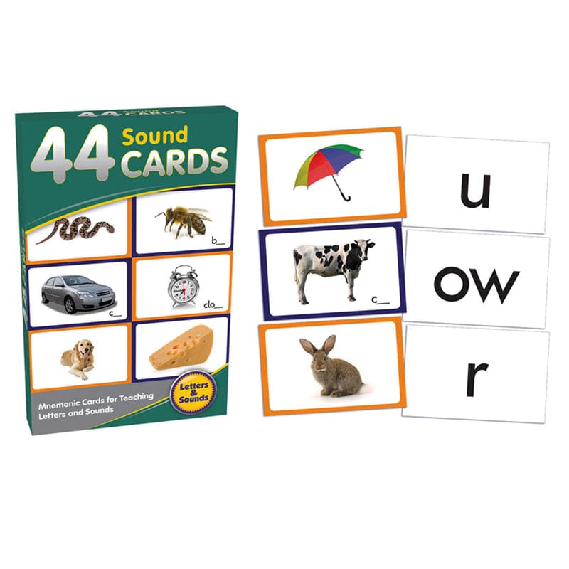 44 Sound Cards (Pack of 6) - Letter Recognition - Junior Learning