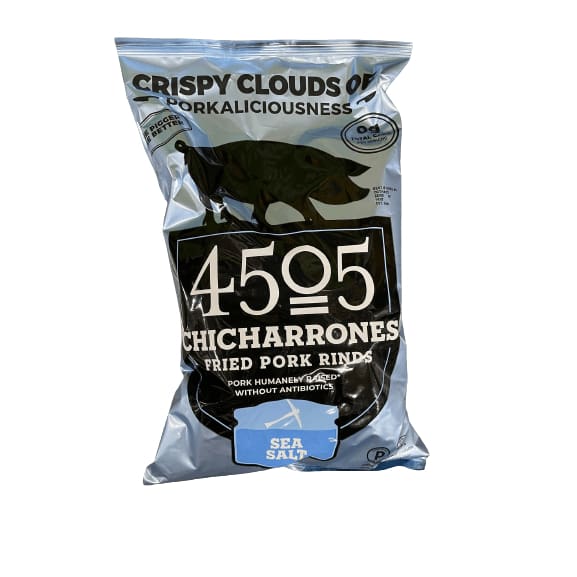 4505 4505 Chicharones Fried Pork Rinds, Sea Salt, 7 oz.