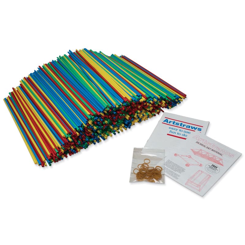 4Mm Colored Artstraws 1800 Count - Art Straws - Dixon Ticonderoga Co - Pacon