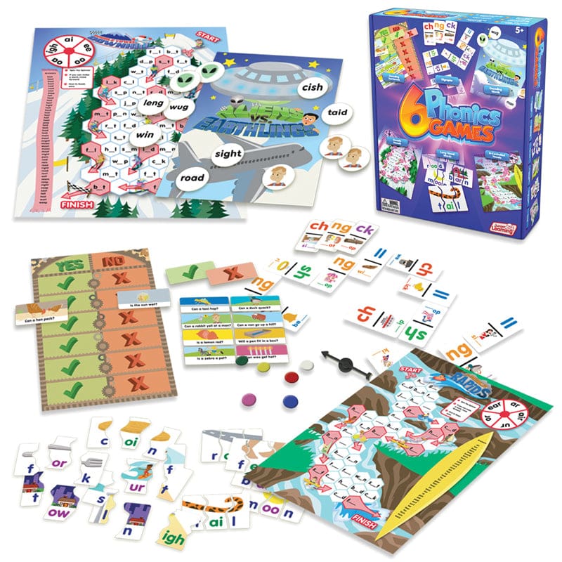 6 Phonics Games - Language Arts - Junior Learning