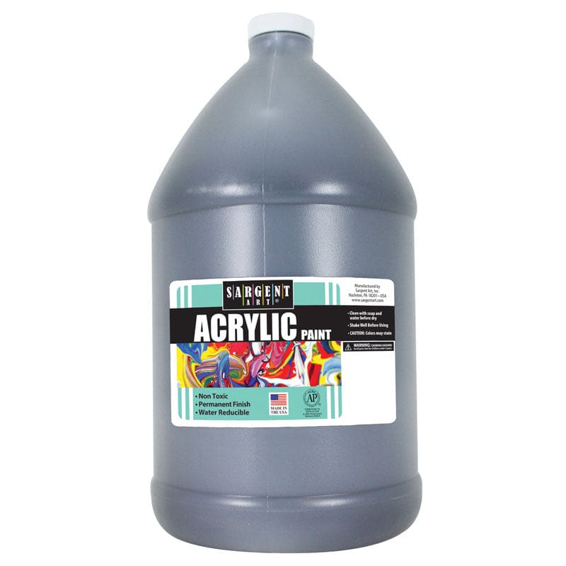 64Oz Acrylic - Black - Paint - Sargent Art Inc.