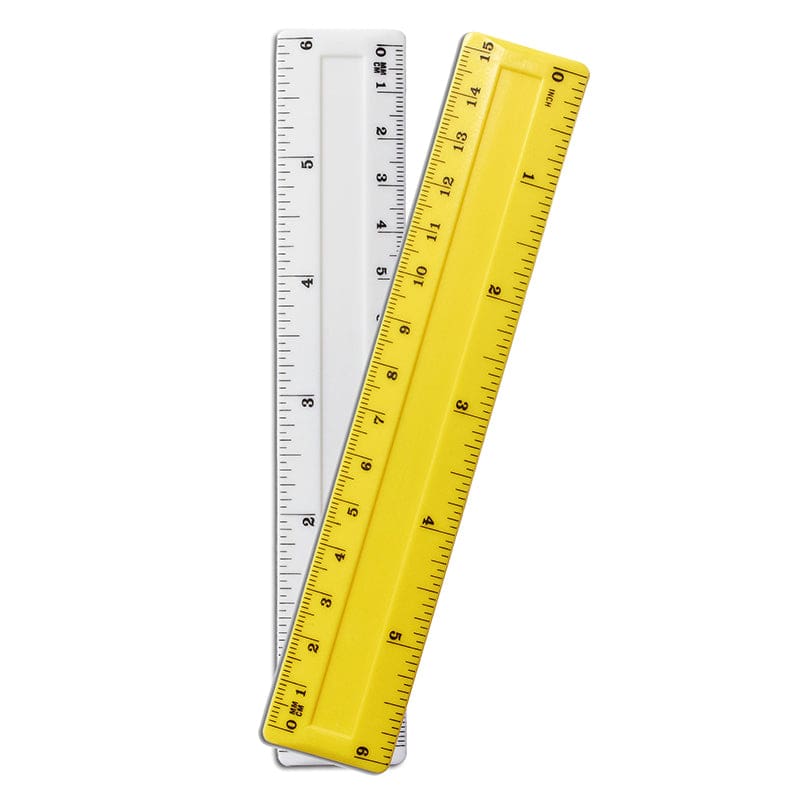 6In Plastic Ruler (Pack of 12) - Rulers - Charles Leonard