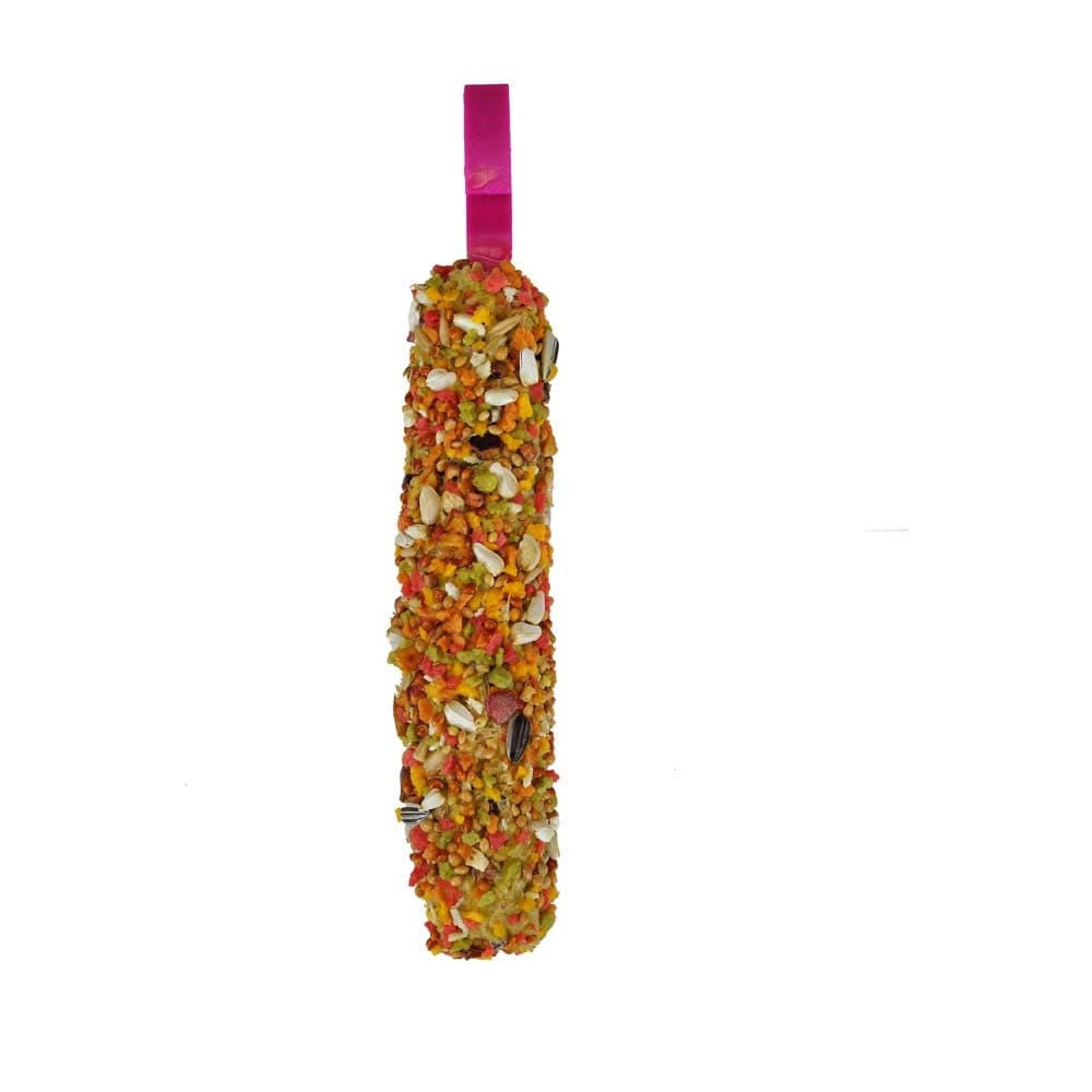 A and E Cages Smakers Snack Fruit Treat Stick Display for Cockatiels 12 Count - Pet Supplies - A and E