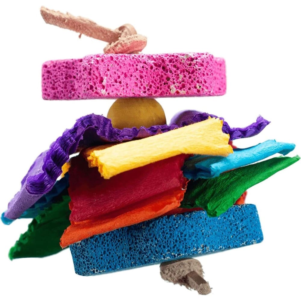 A E Cages Nibbles Color Splash Pumice Animal Chew 1ea-SM - Pet Supplies - A and E