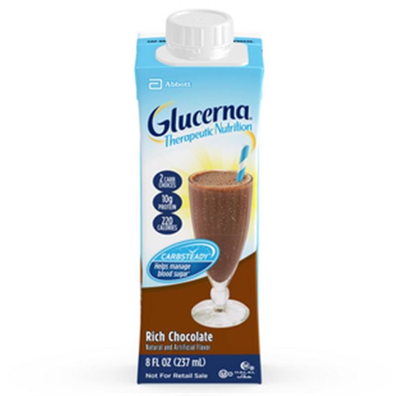 Abbott Glucerna Shake Choc. 8 Oz. Arc Case of 24 - Nutrition >> Nutritionals - Abbott