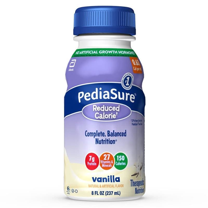 Abbott Pediasure Reduced Calorie 8Oz Vanilla Case of 24 - Nutrition >> Nutritionals - Abbott