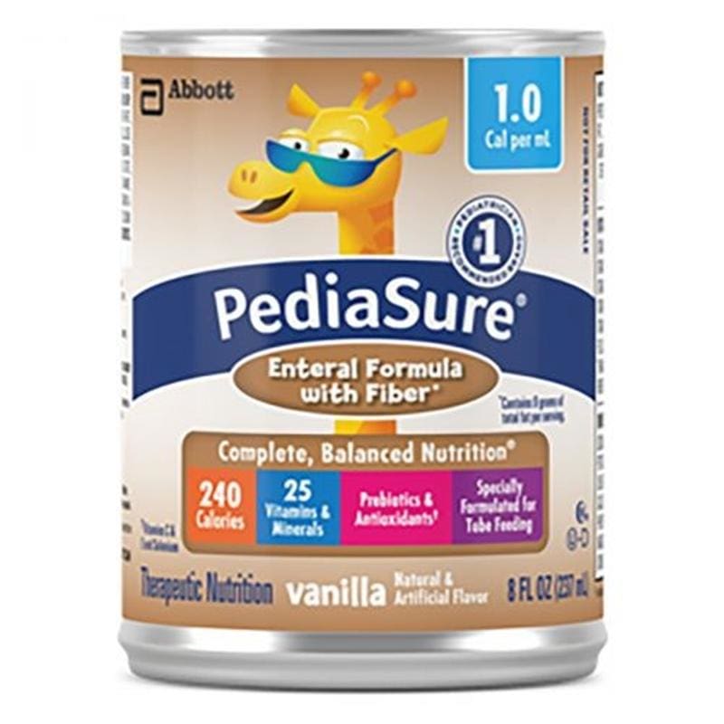 Abbott Pediasure With Fiber Enteral Form 8Oz Vanil Case of 24 - Nutrition >> Nutritionals - Abbott