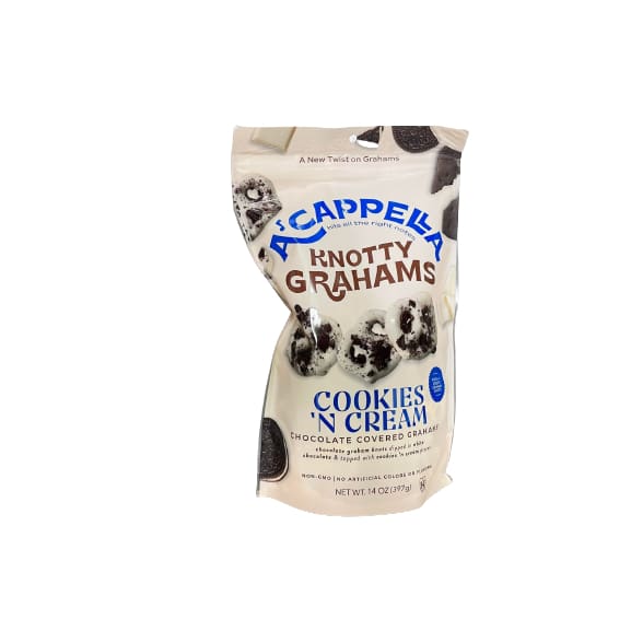 A’Cappella Knotty Grahams Cookies ’n Cream 14 oz. - A’Cappella