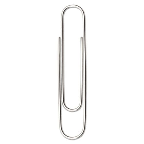 ACCO Paper Clips Jumbo Smooth Silver 100 Clips/box 10 Boxes/pack - Office - ACCO