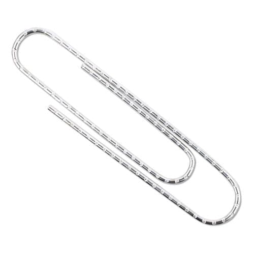 ACCO Premium Heavy-gauge Wire Paper Clips Jumbo Nonskid Silver 100 Clips/box 10 Boxes/pack - Office - ACCO