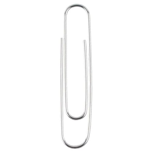 ACCO Premium Heavy-gauge Wire Paper Clips Jumbo Smooth Silver 100 Clips/box 10 Boxes/pack - Office - ACCO