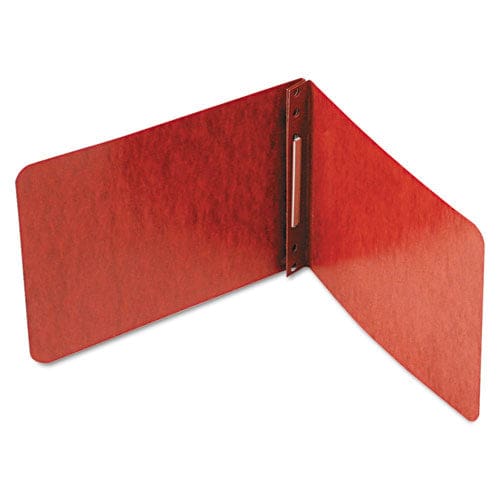 ACCO Pressboard Report Cover With Tyvek Reinforced Hinge Two-piece Prong Fastener 3 Capacity 8.5 X 11 Red/red - School Supplies - ACCO