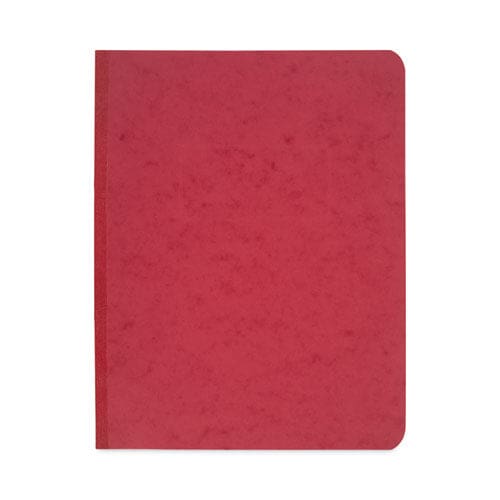 ACCO Pressboard Report Cover With Tyvek Reinforced Hinge Two-piece Prong Fastener 3 Capacity 8.5 X 11 Red/red - School Supplies - ACCO