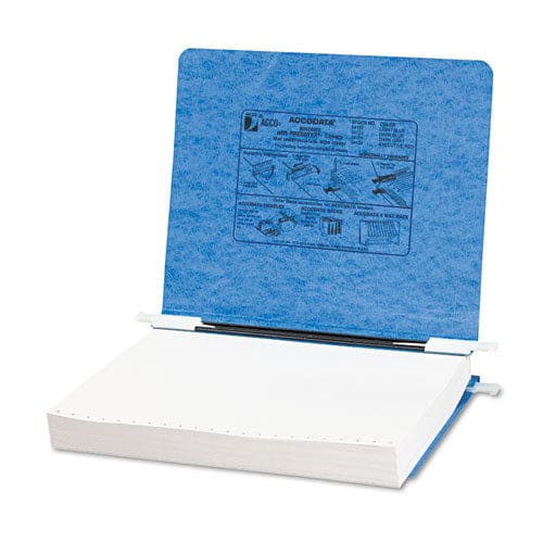 ACCO Presstex Covers With Storage Hooks 2 Posts 6 Capacity 11 X 8.5 Light Blue - Office - ACCO