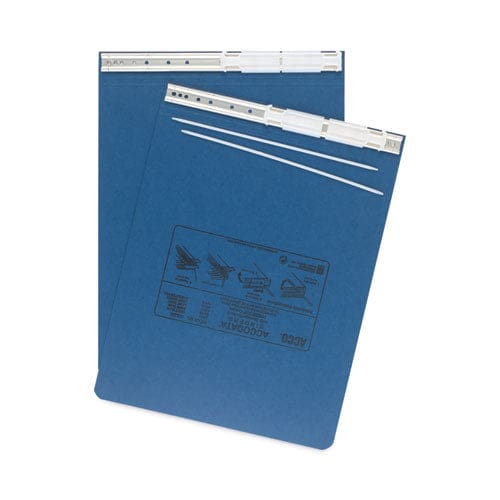 ACCO Presstex Covers With Storage Hooks 2 Posts 6 Capacity 9.5 X 11 Light Blue - Office - ACCO