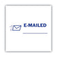 ACCUSTAMP2 Pre-inked Shutter Stamp Blue Emailed 1.63 X 0.5 - Office - ACCUSTAMP2®