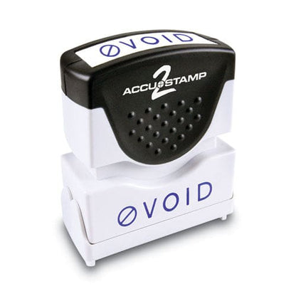 ACCUSTAMP2 Pre-inked Shutter Stamp Blue Void 1.63 X 0.5 - Office - ACCUSTAMP2®