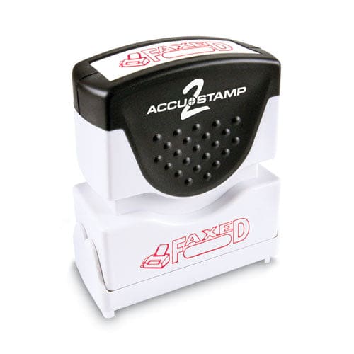 ACCUSTAMP2 Pre-inked Shutter Stamp Red Faxed 1.63 X 0.5 - Office - ACCUSTAMP2®