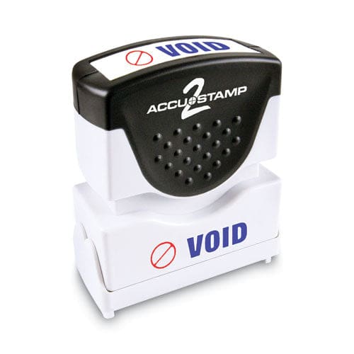 ACCUSTAMP2 Pre-inked Shutter Stamp Red/blue Void 1.63 X 0.5 - Office - ACCUSTAMP2®