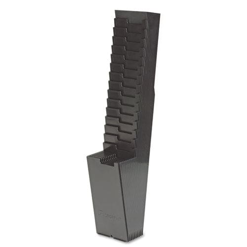 Acroprint Time Card Rack 25 Pockets Plastic Black - Office - Acroprint®