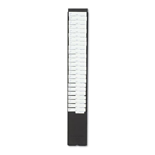 Acroprint Time Card Rack 25 Pockets Plastic Black - Office - Acroprint®