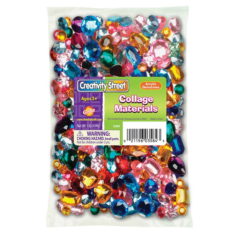 Acrylic Gem Stones 1 Lb (Pack of 2) - Art & Craft Kits - Dixon Ticonderoga Co - Pacon