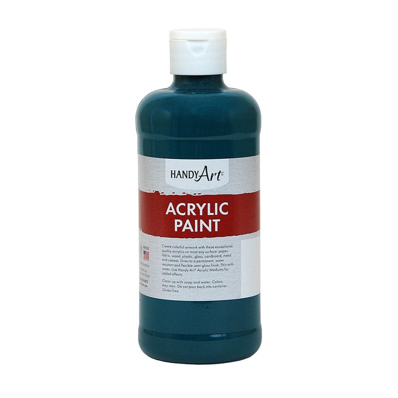 Acrylic Paint 16 Oz Phthalo Green (Pack of 6) - Paint - Rock Paint Distributing Corp