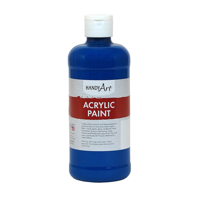 Acrylic Paint 16 Oz Ultra Blue (Pack of 6) - Paint - Rock Paint Distributing Corp