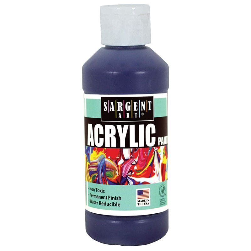 Acrylic Paint 8 Oz Violet (Pack of 10) - Paint - Sargent Art Inc.