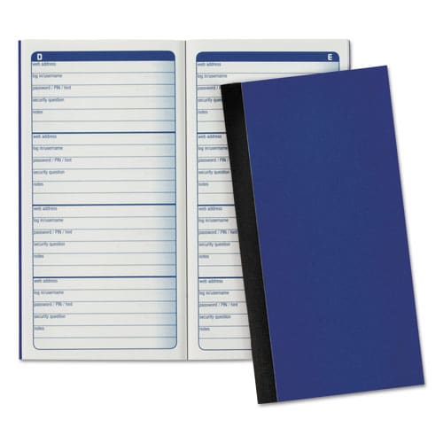 Adams Password Journal One-part (no Copies) 3 X 1.5 4 Forms/sheet 192 Forms Total - Office - Adams®