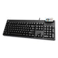 Adesso Easytouch Smart Card Reader Keyboard Akb-630sb-taa 104 Keys Black - Technology - Adesso