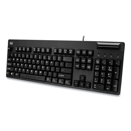 Adesso Easytouch Smart Card Reader Keyboard Akb-630sb-taa 104 Keys Black - Technology - Adesso