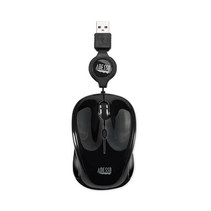 Adesso Illuminated Retractable Mouse Usb 2.0 Left/right Hand Use Black - Technology - Adesso