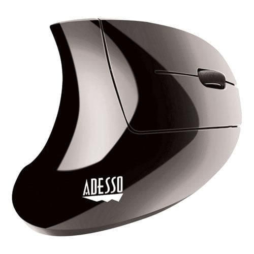 Adesso Imouse E10 Wireless Vertical Ergonomic Usb Mouse 2.4 Ghz Frequency/33 Ft Wireless Range Right Hand Use Black - Technology - Adesso