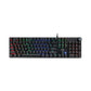 Adesso Rgb Programmable Mechanical Gaming Keyboard With Detachable Magnetic Palmrest 108 Keys Black - Technology - Adesso