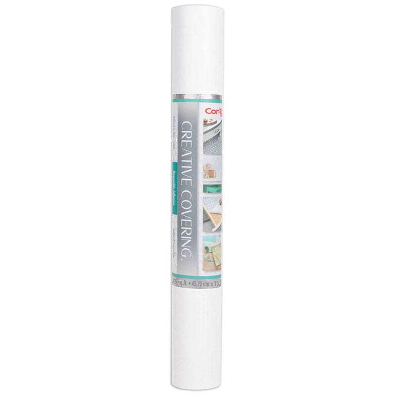 Adhesive Roll White 18In X 50 Ft - Contact Paper - Kittrich Corporation