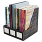 Advantus Literature File Three Slots 10 X 10 X 10.25 Black - School Supplies - Advantus