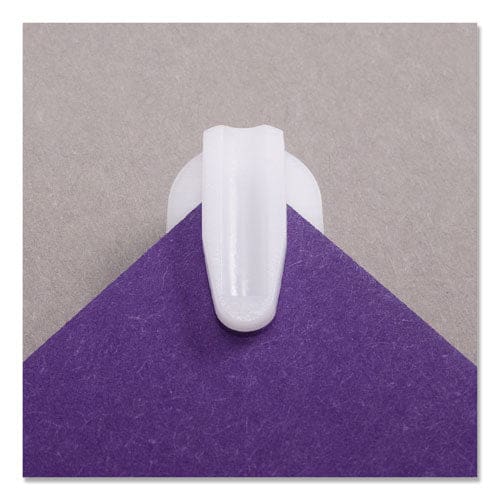 Advantus Stikkiclips Adhesive Back 40 Sheet Capacity White 20/pack - Office - Advantus