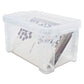 Advantus Super Stacker Storage Boxes Holds 400 3 X 5 Cards 6.25 X 3.88 X 3.5 Plastic Clear - School Supplies - Advantus