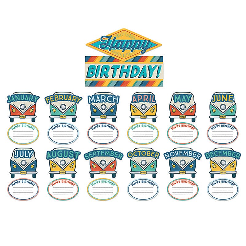 Adventurer Birthday Mini Bbs (Pack of 6) - Classroom Theme - Eureka