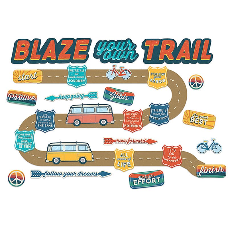 Adventurer Blaze Own Trail Mini Bbs (Pack of 6) - Classroom Theme - Eureka